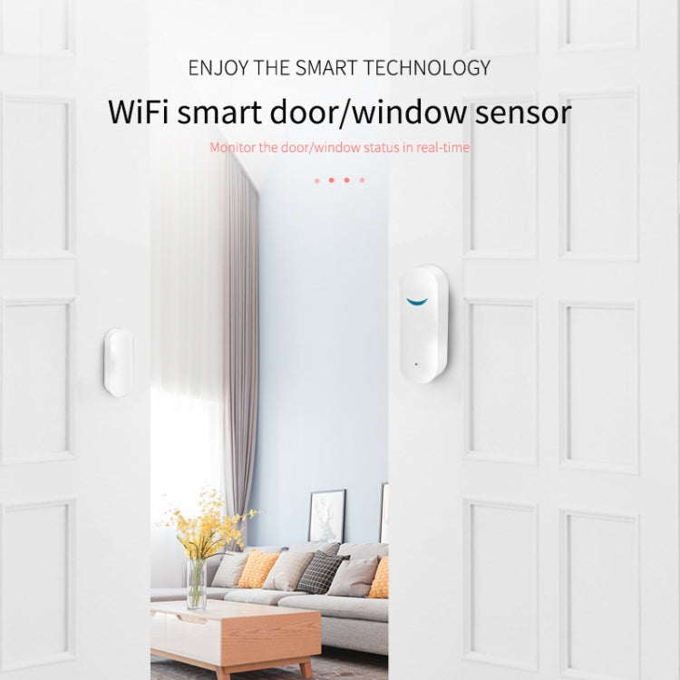 Tuya WiFi Door Magnetic Sensor Remote Intelligent Linkage Doors Windows Switch Anti-alarm APP Reminder Alarm, Tuya Door Magnetic Sensor Tuya WiFi Door Magnetic Sensor Remote Intelligent Linkage Doors Windows Switch Anti-alarm APP Reminder Alarm, Tuya Door Magnetic Sensor